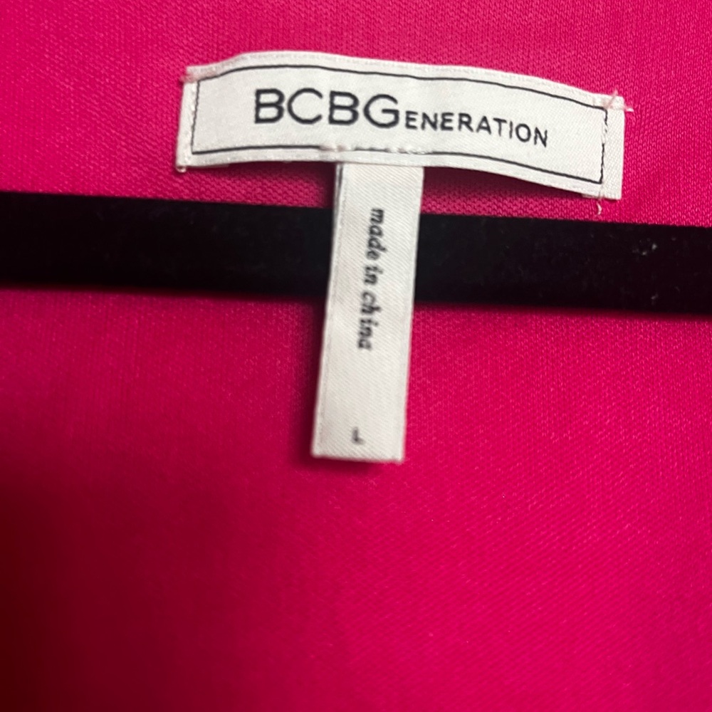 Bcbgeneration Pink Sequin Wrap Front Romper In Pi… - image 4